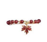 Herrenarmband Aus Brasilianischem Stoff 2024 Vergoldetes plattiertes Jade Glasarmband für Frauen Jade Perlenarmband Geschenke für Sie Ihn Oma Mutter Vater Buchstaben Armband compatible with Machen