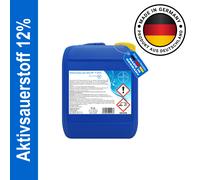 HERRLAN ® Oxygénant actif 12% - Bidon de 5 litres - Qualité alimentaire pour l'assainissement et la désinfection de l'eau sans odeur