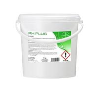 HERRLAN® pH Plus 5 kg granulés - Poudre alcalinisante Haute Performance pour Piscine, Spa & SwimSpa | Augmentation du pH pour systèmes au Chlore et au sel | Fabriqué en Allemagne