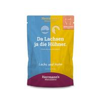 Herrmanns Nourriture pour Chat au Saumon au Poulet Bio 100 g