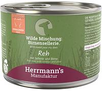 Herrmanns Nourriture pour Chat Chevreuil avec céleri et Poire, 200 g