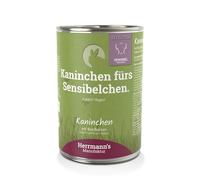 Herrmanns Nourriture pour Chien Lapin avec Flocons de Riz, 400 g