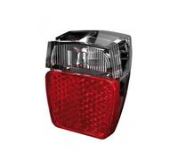 Herrmans 4099-0144 Feu arrière à dynamo 'H-Trace Mini', garde-boue, rouge/noir