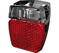 Herrmans 4099-0144 Feu arrière à dynamo 'H-Trace Mini', garde-boue, rouge/noir
