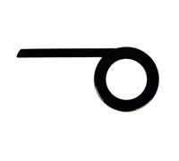 Herrmans Bike Components Slyde, Catena per Bicicletta Unisex Adulto, Nero, 38Zähne,118mm,319mm