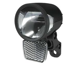 Herrmans Fanale anteriore H-Black MR8 E E-Bike, Nero, on, Nero