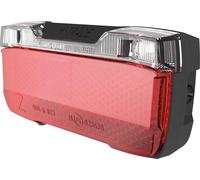Herrmans Feu arrière de porte-bagages H-TraceBa fonctionnement sur batterie, on/off, 50mm, rouge/noir
