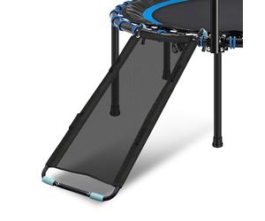 Herrselsam Échelle de trampoline de 150 cm - Toboggan pour trampoline de jardin - Accessoire de trampoline universel pour enfants - Charge maximale : 100 kg - Facile à utiliser