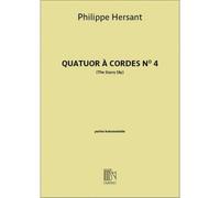Hersant Philippe - Quatuor A Cordes N°4 "the Starry Sky" - Parties Separees