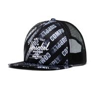 Herschel Cap noir bleu pour femme et homme - Whaler Mesh Hat Motion Rollcall / White 130666 M/L