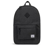 Herschel - Heritage 21,5 - Sac à dos journée - 21,5 l - black crosshatch / black