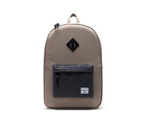 Herschel Heritage Sac à dos Timberwolf/Black Denim, classique, 21 l