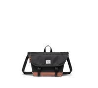 Herschel Petit sac messenger Cove, Noir/Marron cuir