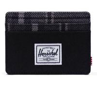 Herschel Porte-cartes noir blanc pour femme et homme - Charlie RFID Wallet Black / Grayscale Plaid 196687