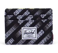 Herschel Porte-cartes noir jaune pour femme et homme - Charlie RFID Wallet HSC Motion Black / Highlight 127279