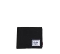Herschel Porte-Monnaie Noir, Standard, Bifold, Unisexe, Adulte, Noir, 5 Poches, 7 Compartiments, Protégé par RFID, Compartiments multiples, Tissu EcoSystem 600D recyclé, Portefeuille à double pli