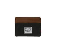 Herschel Porte-monnaies 'CHARLIE CARDHOLDER BLACK / SADDLE BROWN' marron, Taille One Size