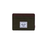 Herschel Porte-monnaies 'Charlie Cardholder Ivy Green / Chicory Coffee' vert, Taille One Size