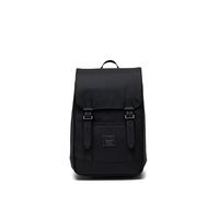 Herschel Retreat Backpack Sac à Dos, Ton Noir sur Ton (édition limitée), Mini-10L Mixte