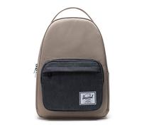Herschel Sac à dos beige gris pour femme et homme - Miller Backpack Timberwolf / Black Denim 127073
