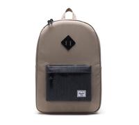 Herschel Sac à dos beige gris pour femme - Heritage Backpack Timberwolf / Black Denim 125172