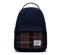 Herschel Sac à dos bleu multicolore pour femme et homme - Miller Backpack Peacoat / Peacoat Plaid 195592