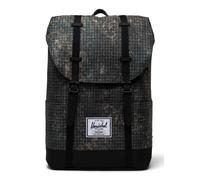 Herschel Sac à dos de loisirs vert foncé noir pour femme - Eco Retreat Backpack Forest Grid 196703