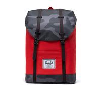 Herschel Sac à dos de loisirs rouge noir pour femme et homme - Retreat Backpack Fiery Red / Night Camo 132324