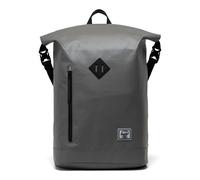 Herschel Sac à dos gris noir pour femme et homme - Roll Top Backpack Gargoyle 196716