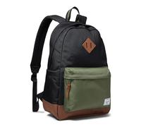 Herschel Sac à dos Heritage, Noir/trèfle à quatre feuilles/marron selle, One Size, Herschel Sac à dos Heritage