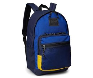 Herschel Sac à dos Kaine, Breloque Surf the Web/bleu marine/citron, One Size, Sac à dos Kaine