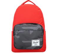 Herschel Sac à dos 'Miller' gris foncé / rouge / blanc, Taille One Size