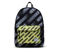 Herschel Sac à dos noir jaune pour femme et homme - Classic Backpack HSC Motion Black / Highlight 127223