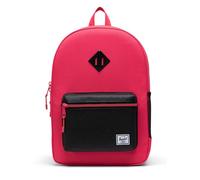 Herschel Sac à dos rose noir pour fille et garçon - Heritage Youth Backpack XL Rouge Red / Black Sparkle 127043
