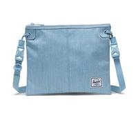 Herschel Sac à épaule bandoulière bleu pour femme et homme - Alder Crossbody Light Denim Crosshatch 132454