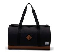Herschel Sac de voyage noir marron pour femme et homme - Heritage Duffle 37 L Black / Saddle Brown 320173