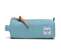 Herschel Trousse à crayons bleu pour femme et homme - Settlement Case Pouch XS Oil Blue Crosshatch 103581