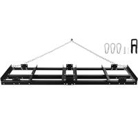 Herse traînante pour véhicules utilitaires lourds pour tracteurs de véhicules tout-terrain, niveleuse de piste de remorquage de 8 pieds et niveleuse avec cadre en acier revêtu de poudre. Idéal pour Ra