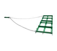 Herse Traînante Robuste 1,8 m-Duoku-avec Barres Réglables et Chaîne 72 po-Râteau de Paysage Remorquable pour VTT, UTV, Tracteur