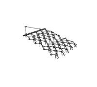 Herse Traînée 225x114cm Avec 69 Dents Acérées Pour Tracteur VTT UTV Allée Gravier