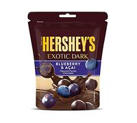 HERSHE Delicious Exotic Dark Chocolate Blueberry & Acai, 33.3g (Pack of 8)