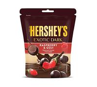 HERSHE Delicious Exotic Dark Chocolate Raspberry & Goji, 100g (Pack of 4)