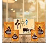 HERSHE Delicious Kisses Diwali Gift Pack Almonds 266g, Chocolate