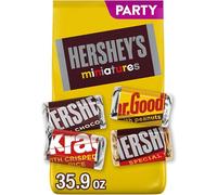 Hershey's Assortiment de bonbons au chocolat HERSHEY'S Miniatures, sac de fête 1,01 kg