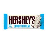 Hersheys Cookies Crème Chocolat blanc avec morceaux de biscuits au chocolat 40g