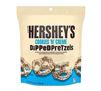 Hershey's Cookies 'N' Crème trempée pour biscuits et sachets de bretzels enrobés de crème, 1 pièce (240 g) + protection d'expédition Heartforcards®