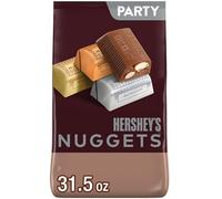 HERSHEY'S Nuggets Chocolates Assortment, Party Bag, 1 Pound (454 g)