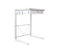 Hershii Étagère de Cuisine Organisateur Plateaux Friteuse à Air pour la Garde-manger et l'armoire (47x28x36cm avec tiroir, Blanc)