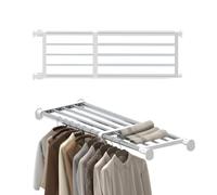Hershii Étagères De Rangement Réglables Rack Extension Placard Étagère Armoire Organisateur Diviseurs De Placard DIY Séparateurs Économiseur D'espace pour Cuisine Salle De Bains Chambre 60-80cm