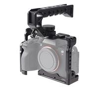 Hersmay A7RV Cage pour appareil photo avec poignée supérieure en aluminium pour appareil photo Sony A7RV